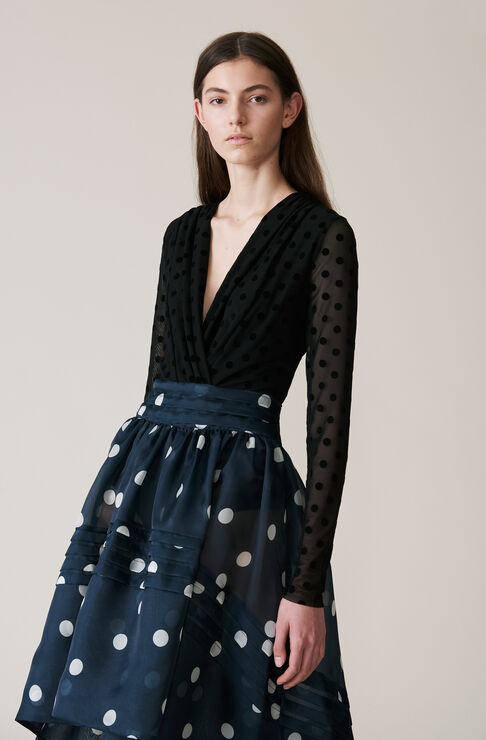 Valmy Bodystocking, Black, hi-res