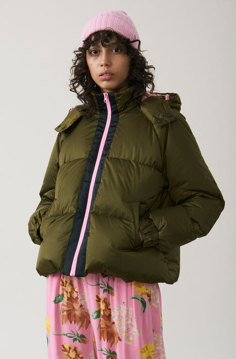 Vandalia Down Jacket, Army, hi-res