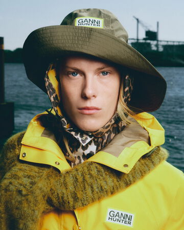 GANNI x Hunter Poncho