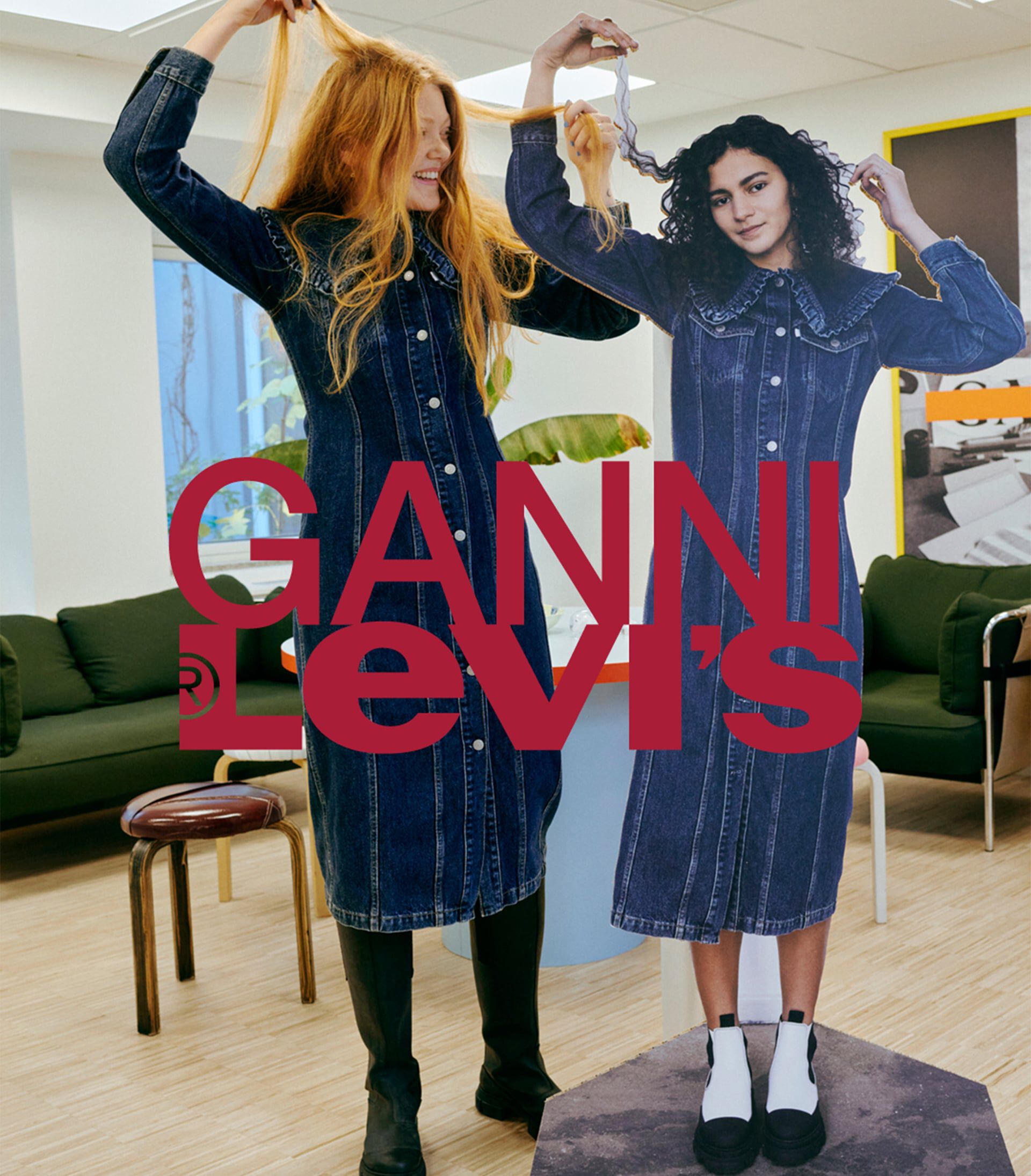 levis ganni western shirt