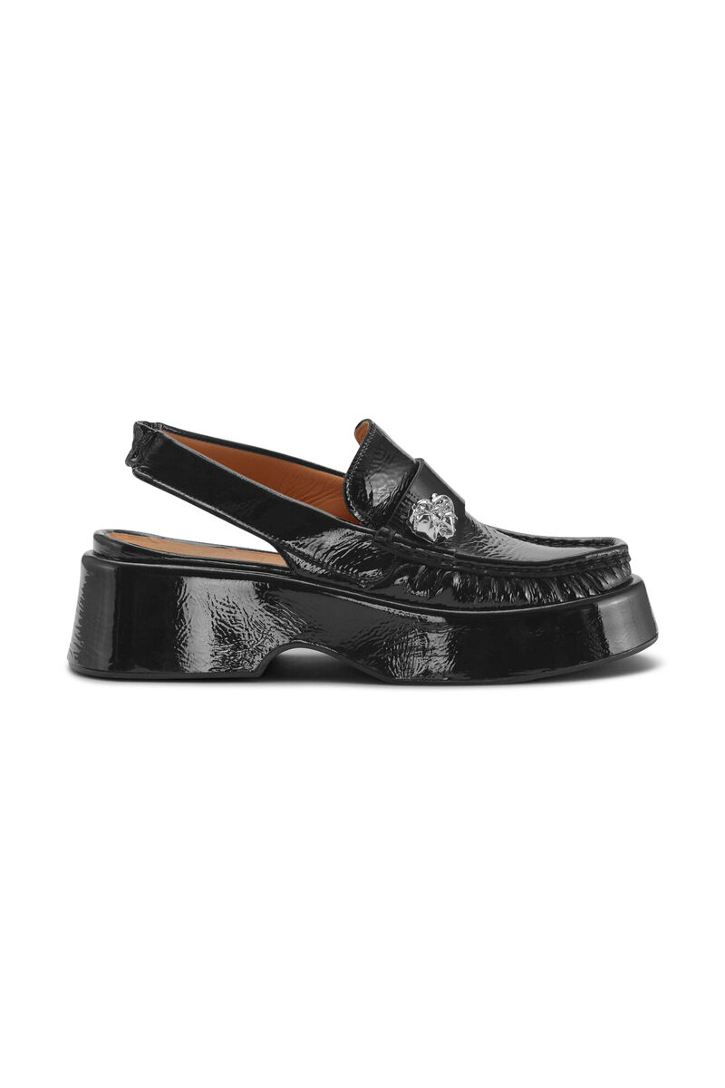 ganni.com | Platå slingback loafers