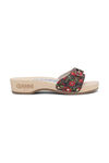 Canvas Dr. Scholl Sandal EU 15271FS615, Recycled Cotton, in colour Flower Beet Red - 1 - GANNI
