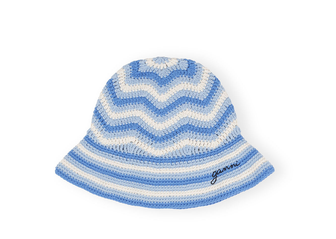 Heather Cotton Crochet Bucket Hat