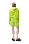 Tech Fabric Jacket, Nylon, in colour Lime Popsicle - 3 - GANNI