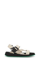 Sandaler med band för prestanda, Recycled Polyester, in colour Oyster Gray - 1 - GANNI