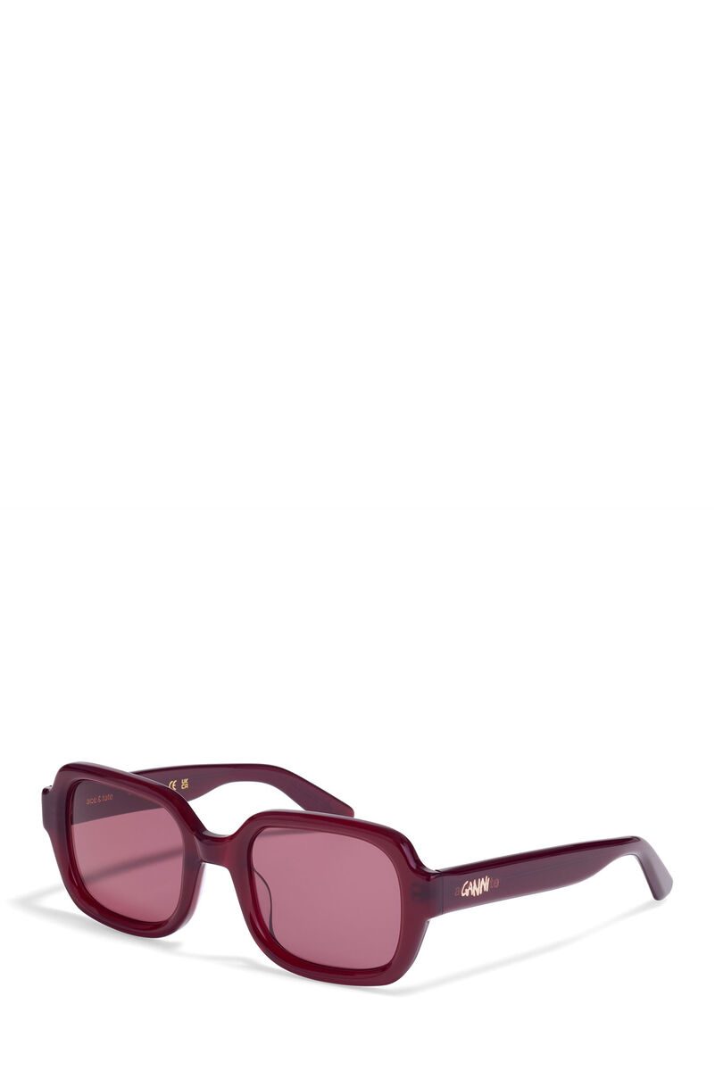 GANNI x Ace & Tate Port Royale Twiggy Sunglasses, Acetate, in colour Port Royale - 3 - GANNI