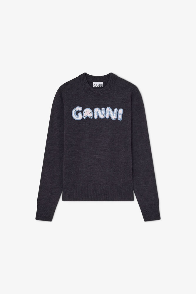 Sweater in Merino, Phantom