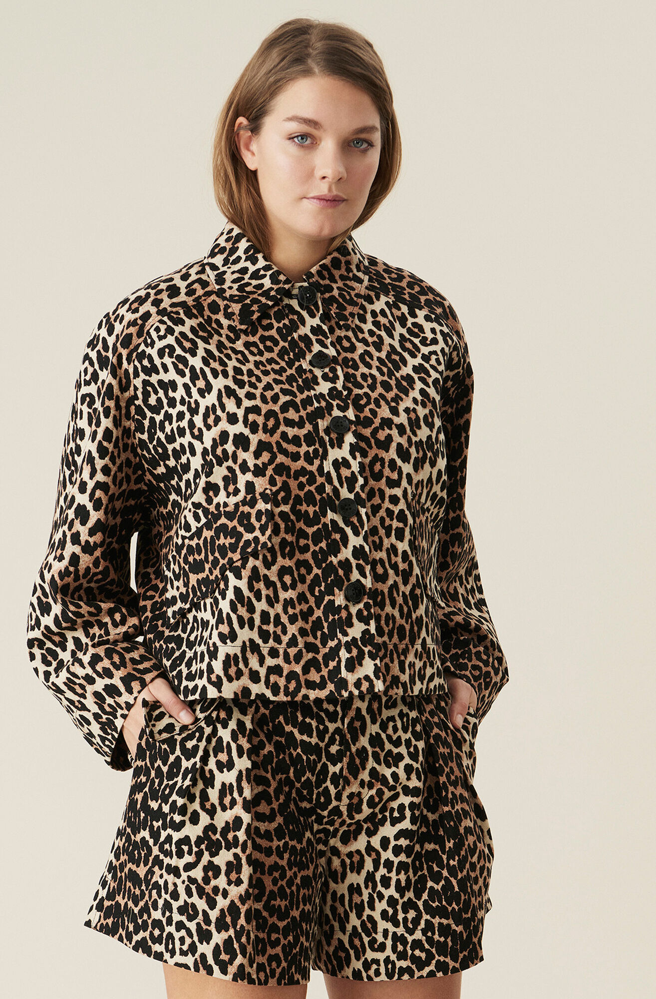 Sinema Yolculuk Akli Ganni Leopard Jacket Folentadesign Com