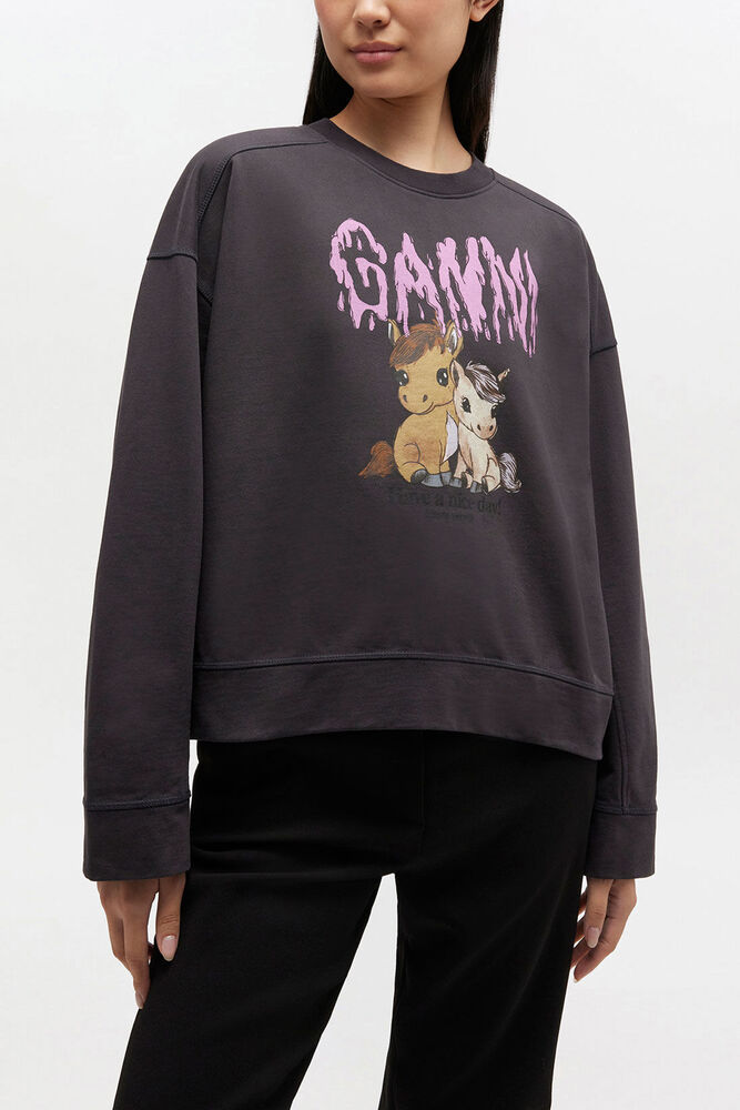 Grey Isoli Jersey Sweatshirt, Phantom