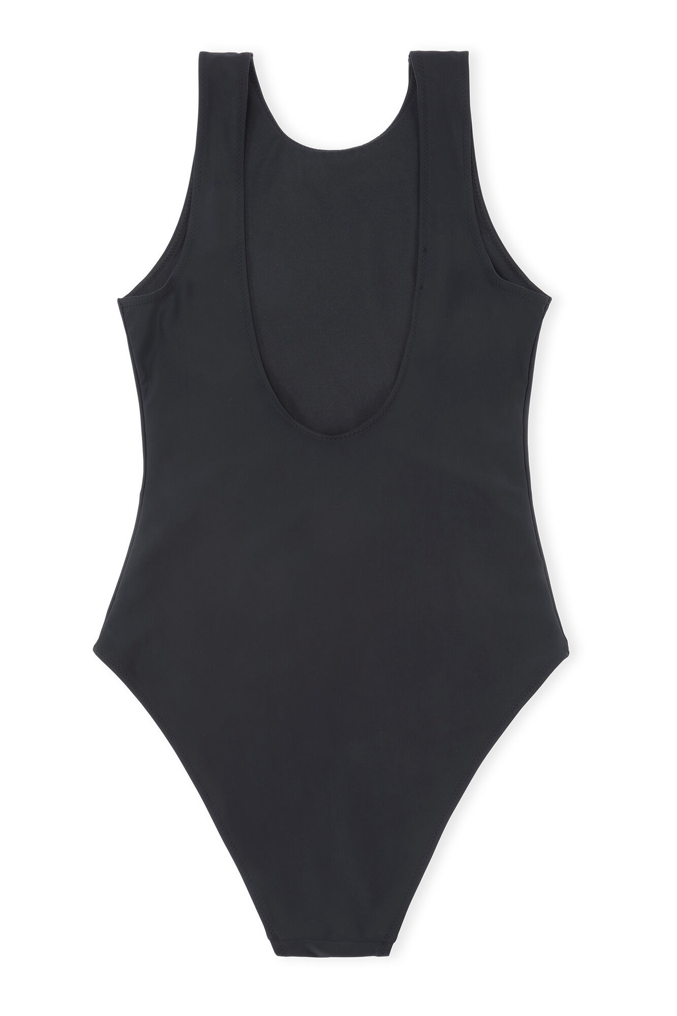 Sporty badedragt, Elastane, in colour Black - 2 - GANNI