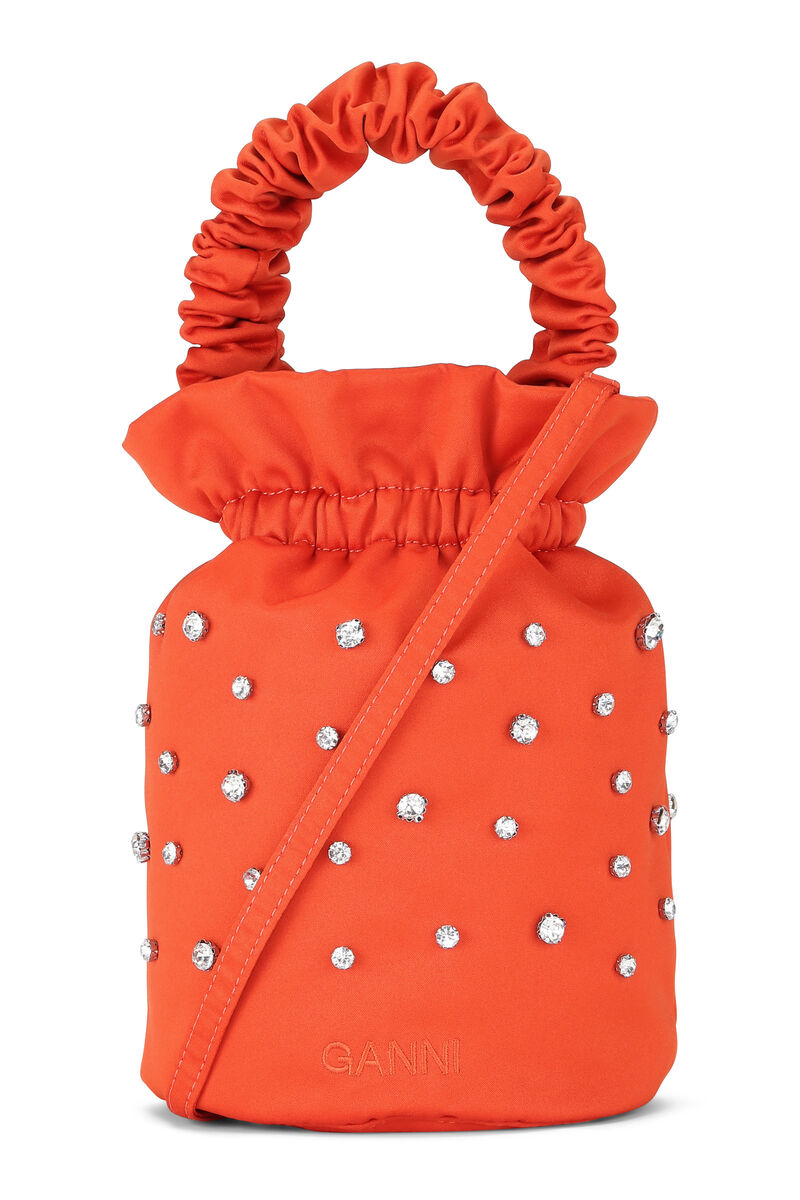 Pouch miniväska, Polyester, in colour Puffin’s Bill - 2 - GANNI