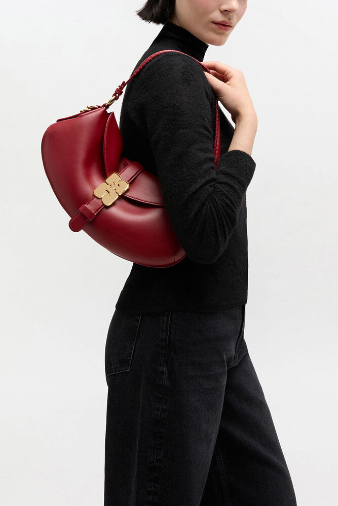 Red B-Kat Bag, Red Dahlia