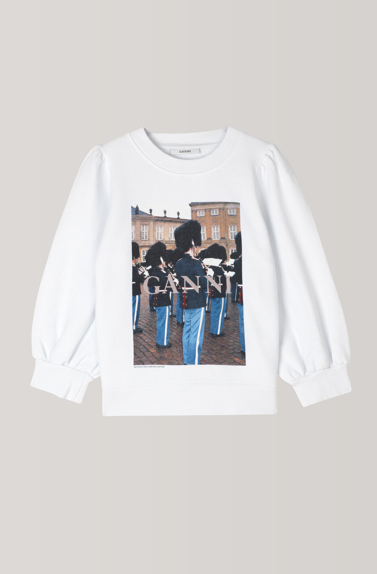 Lott Isoli Puff Sweatshirt, Garder, Bright White Lott Isoli Puff Sweatshirt, Garder, Bright White, hi-res