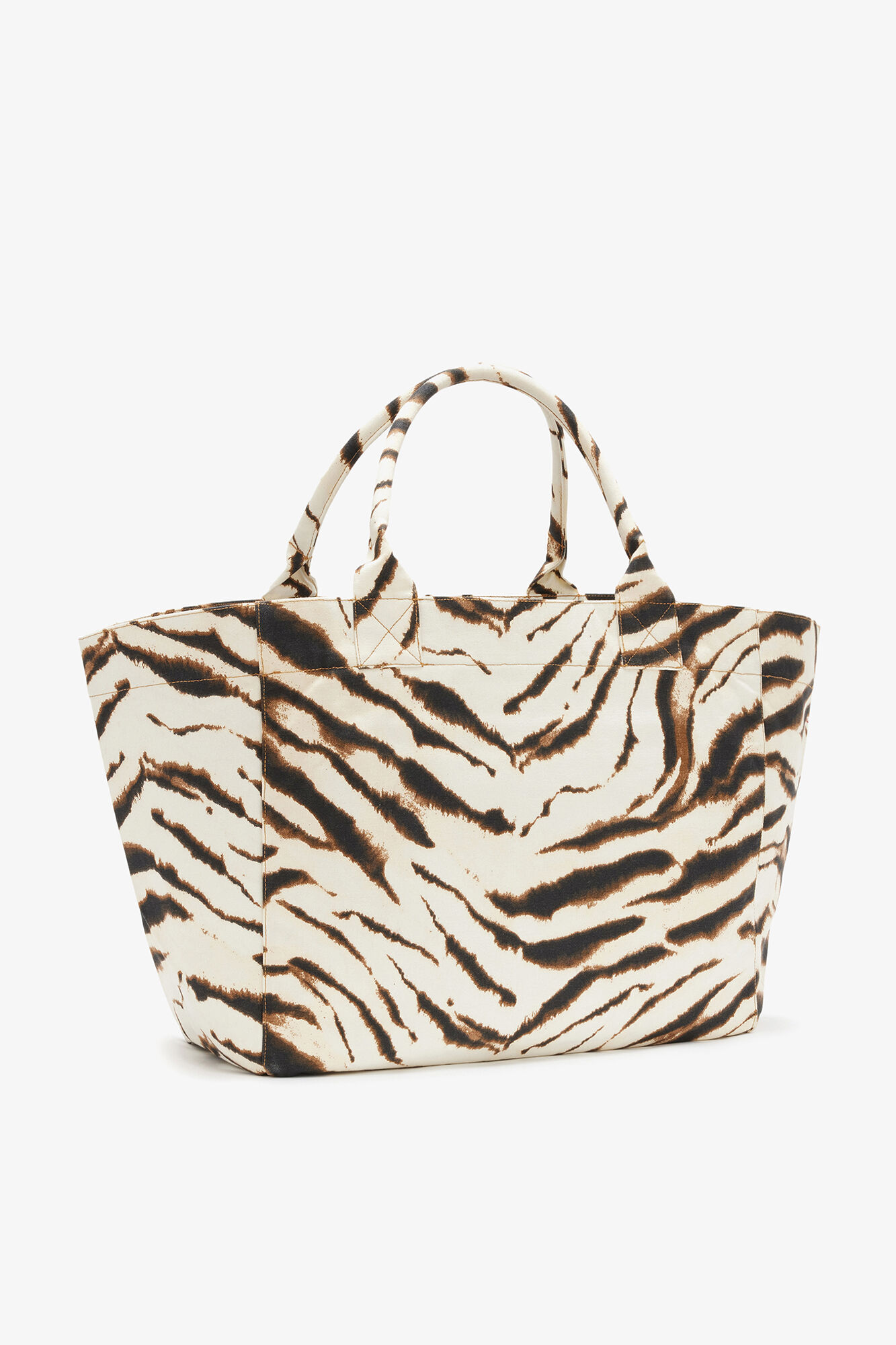 Egret Tote XXL in Zebra | GANNI (Global) CA