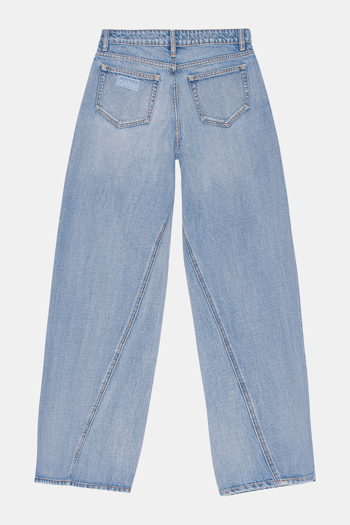 Light Blue Vintage Joezy Jeans, Cotton, in colour Light Blue Vintage - 2 - GANNI