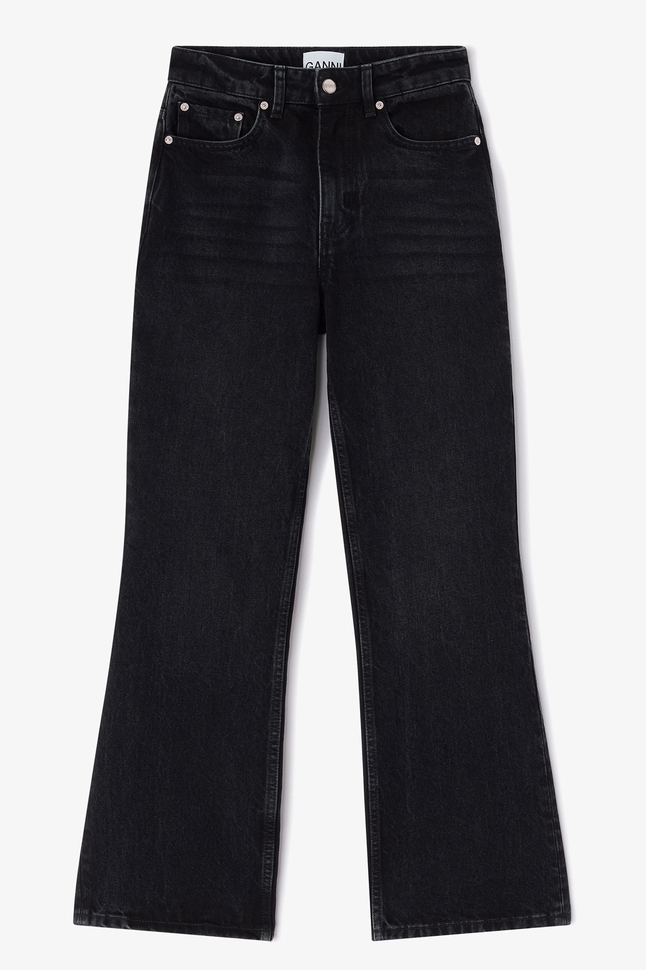 Black Washed Black Betzy Jeans | GANNI US Black Washed Black Betzy Jeans | GANNI US
