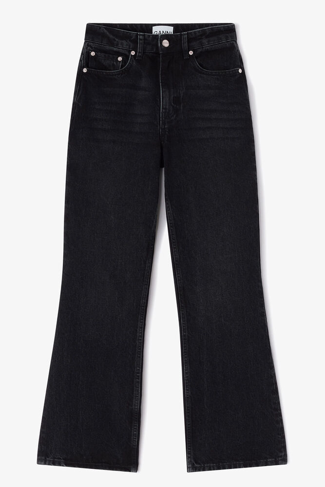 Black Betzy Jeans, Black Washed