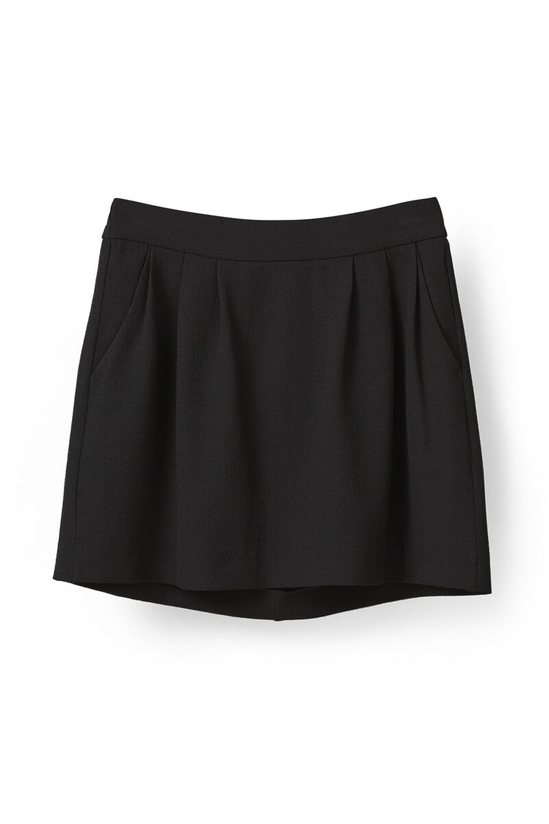 Clark Skirt, in colour Black - 1 - GANNI