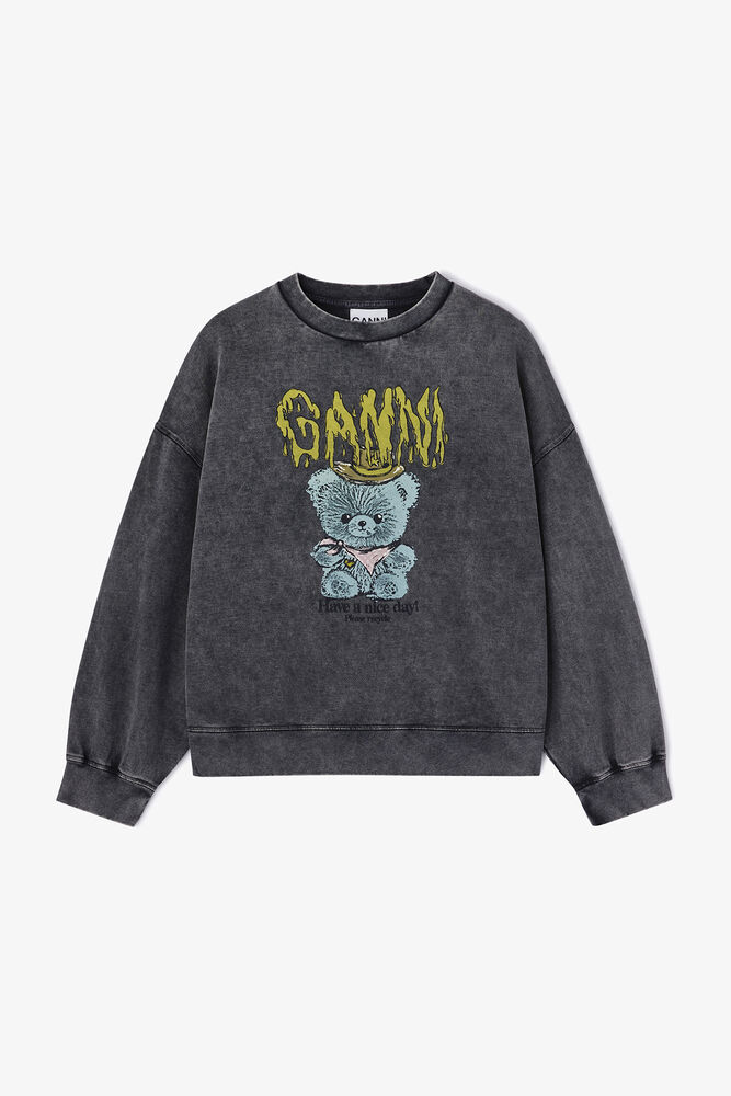 Vintage Wash Sweatshirt, Black Washed