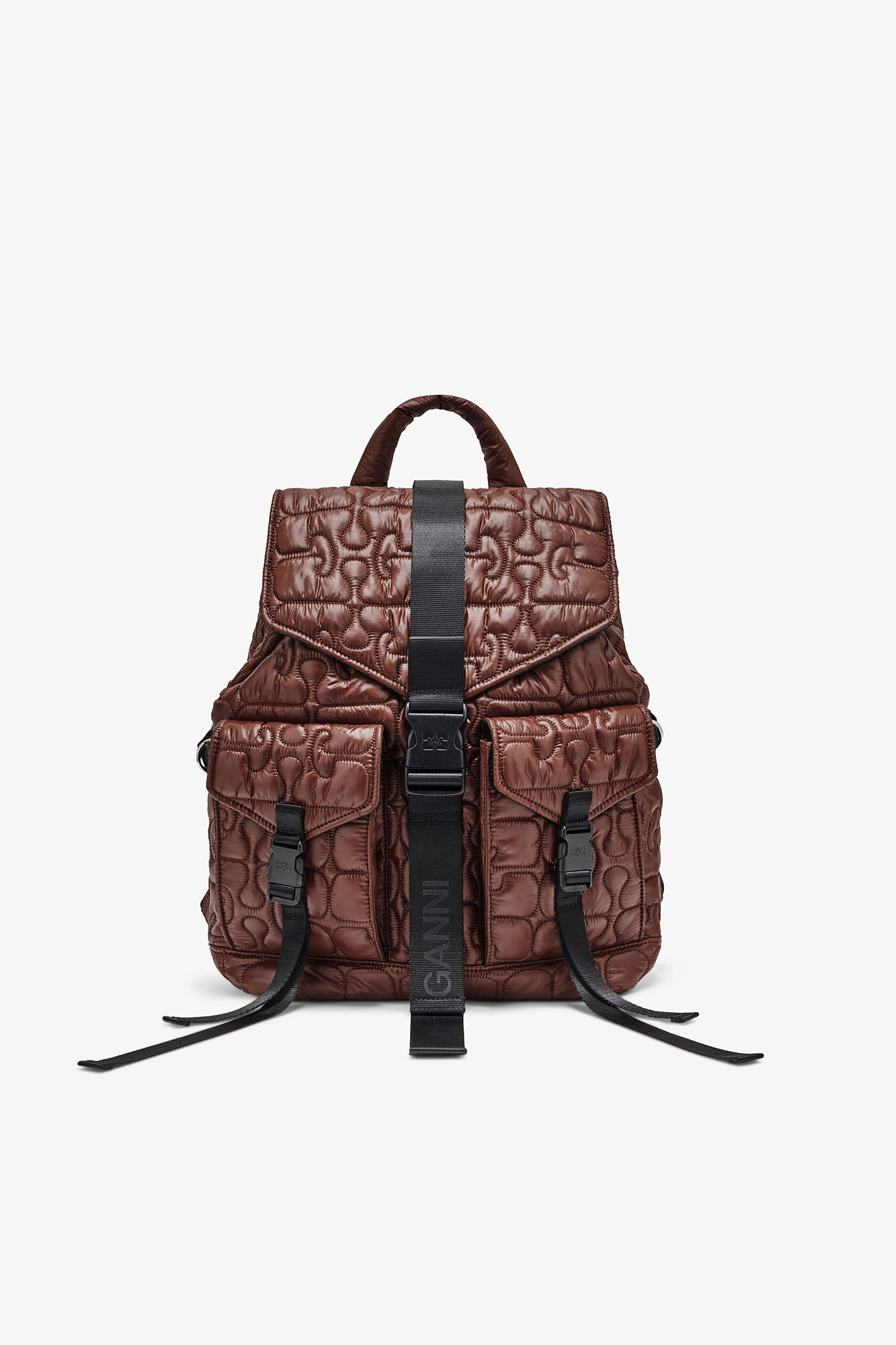 バッグ GANNI Quilted Recycled Tech Bag ☆関税込☆GANNI☆Quilted Recycled Tech Small Duffle Bag☆ (Ganni