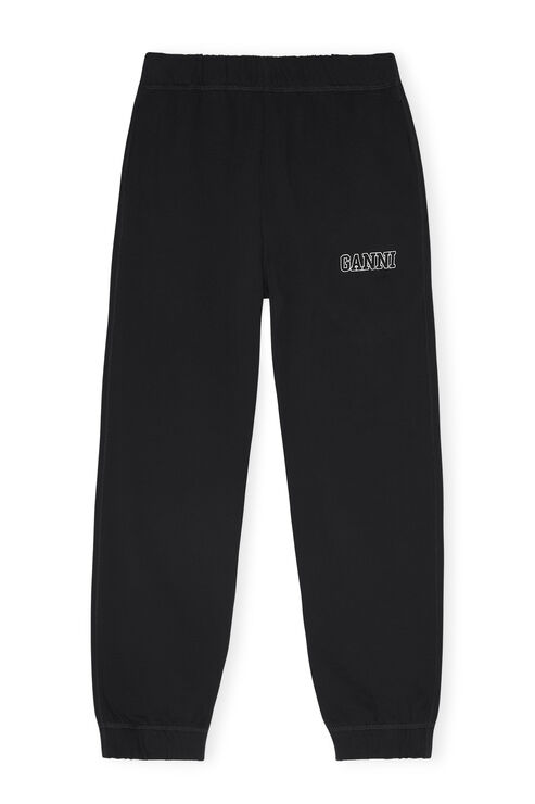 Ganni Software Isoli Elasticated Pants Black Size Xxs In Black