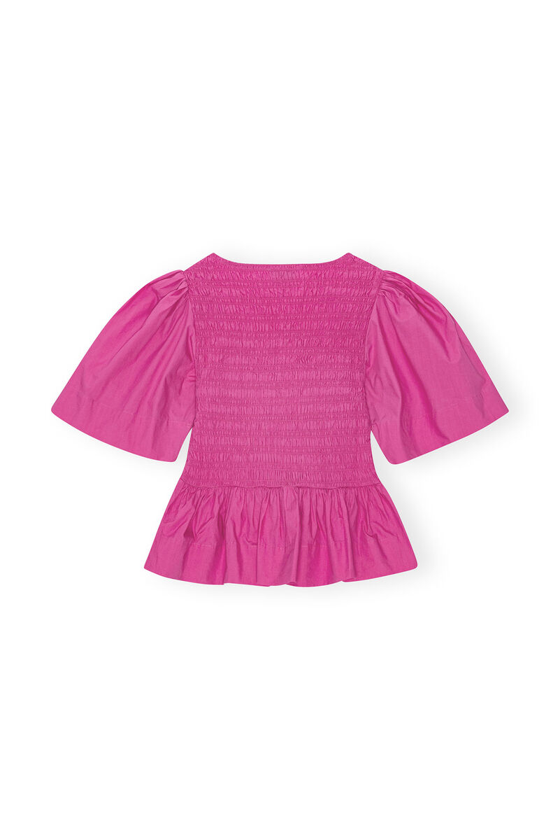 Cotton Poplin Smock Blouse main image 1