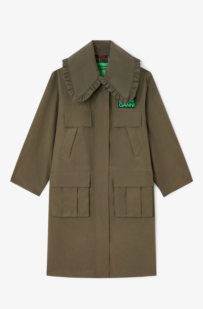 Long Coat in Green, Kalamata