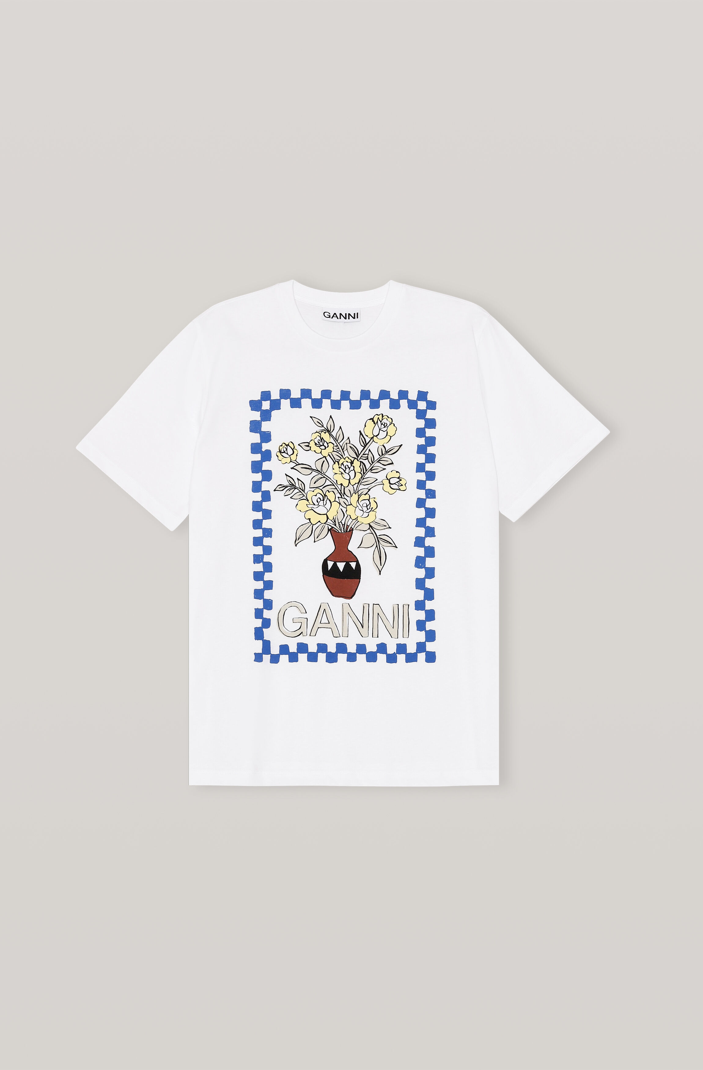 ganni logo tee