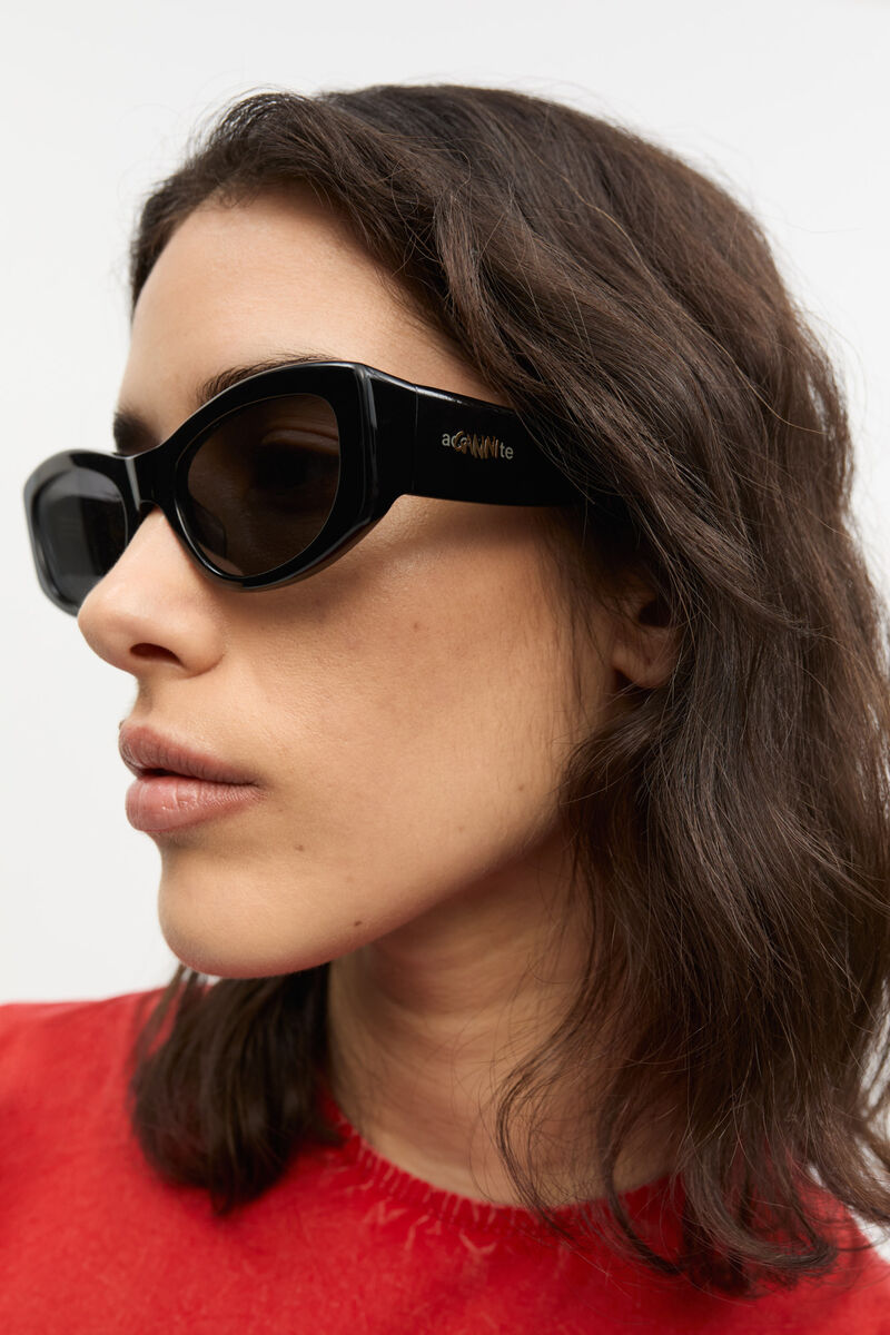 GANNI x Ace & Tate Lana Sunglasses, Acetate, in colour Black - 2 - GANNI