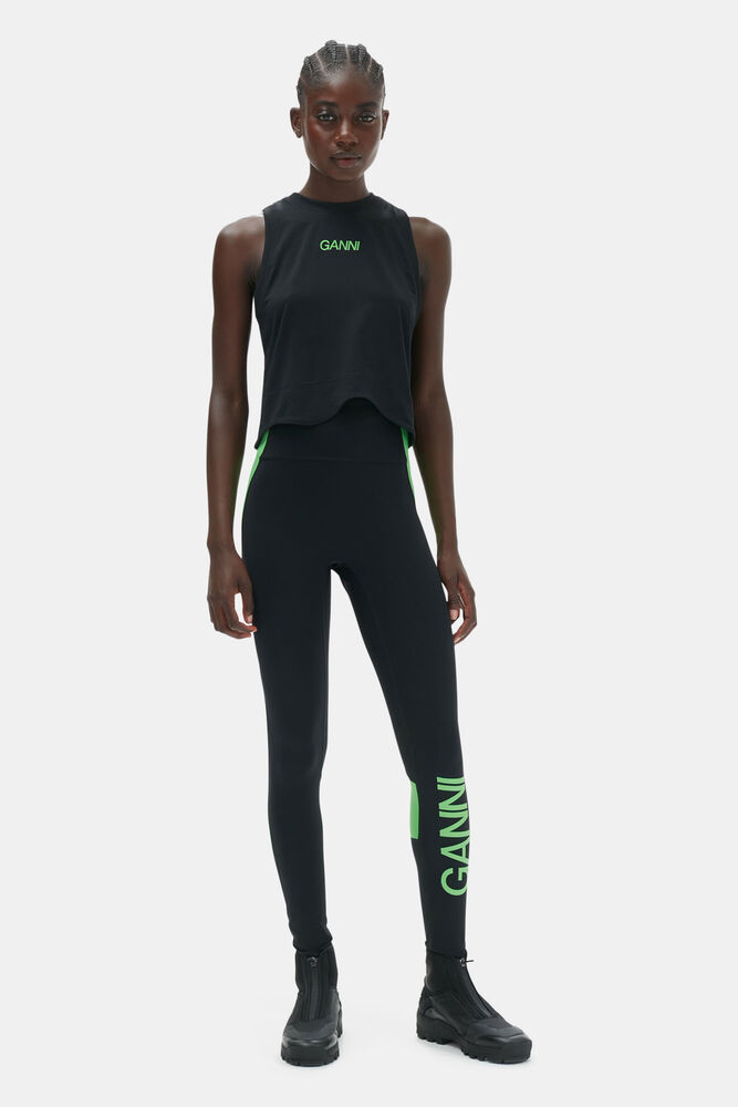 Active Mesh Top, Black