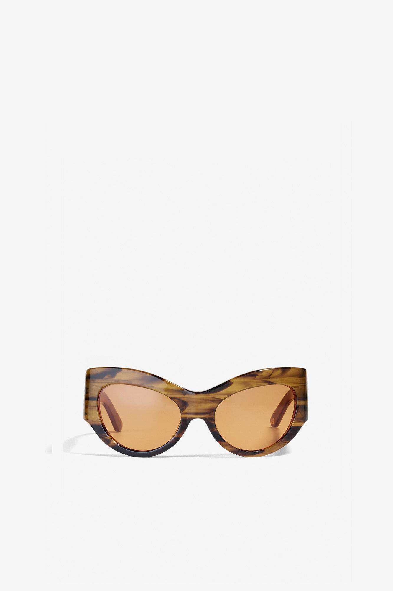 GANNI x Ace & Tate Trixie Sunglasses, Acetate, in colour Tobacco Brown - 2 - GANNI