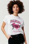 Please Recycle Tee, Cotton, in colour Bright White - 1 - GANNI