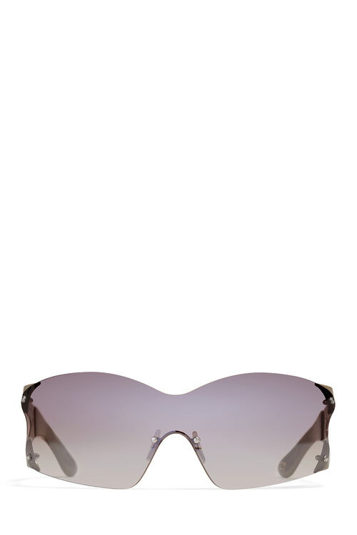 GANNI x Ace & Tate Frost Gray Noel Sunglasses, Acetate, in colour Frost Gray - 2 - GANNI