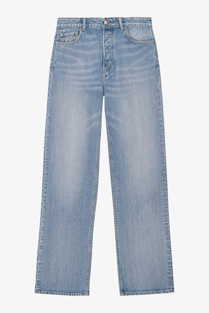 Izey Jeans in Light Blue Denim, Light Blue Vintage
