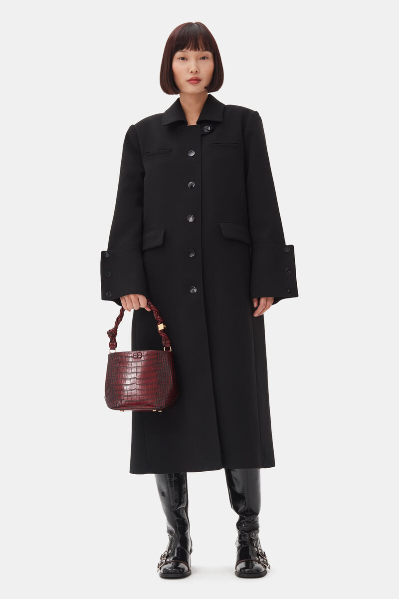 Cotton Crepe Coat main image 0