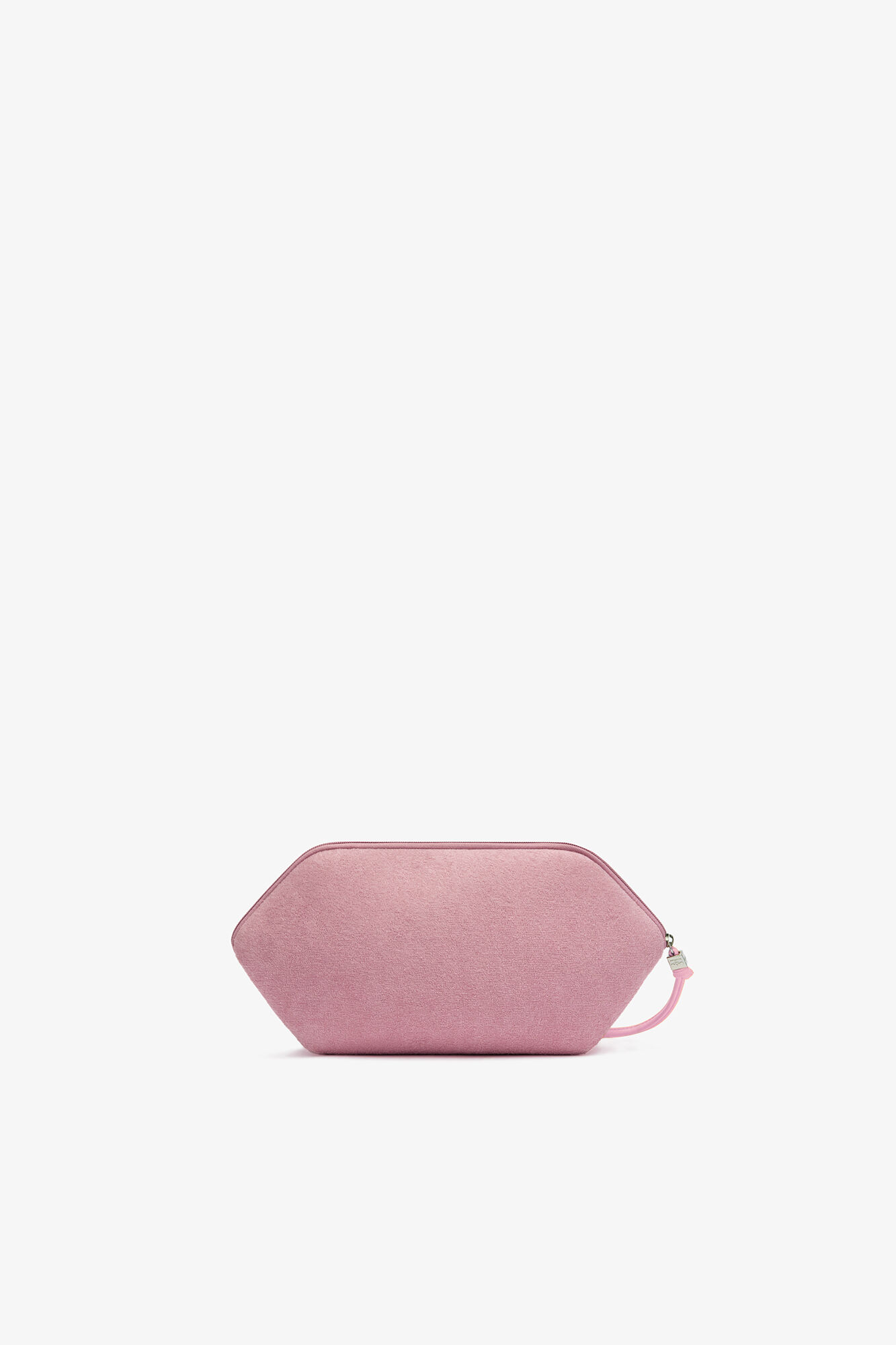 Bikini Pouch with Crab, Polyester, in colour Parfait Pink - 2 - GANNI