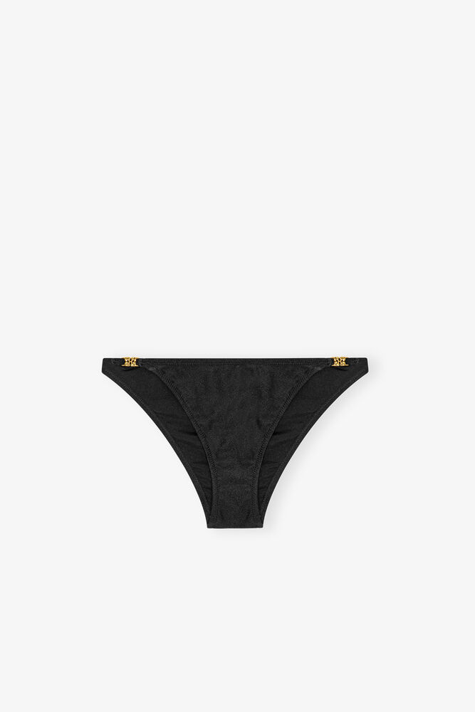 Black Emblem Mini Briefs, Black