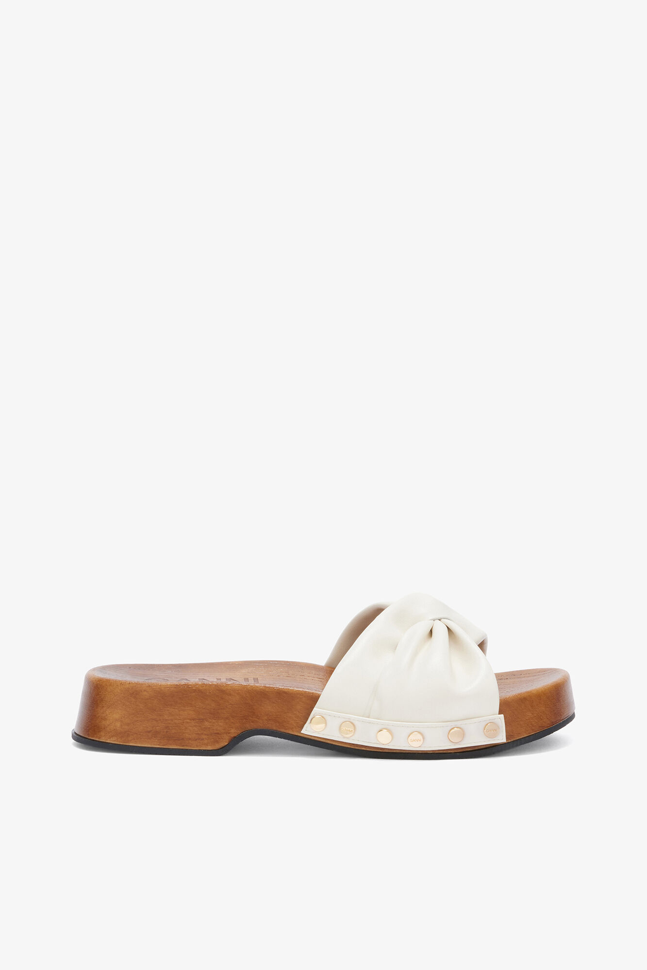 White GANNI Sandals – Butterfly Strappy, Heels & Flats | GANNI ZA