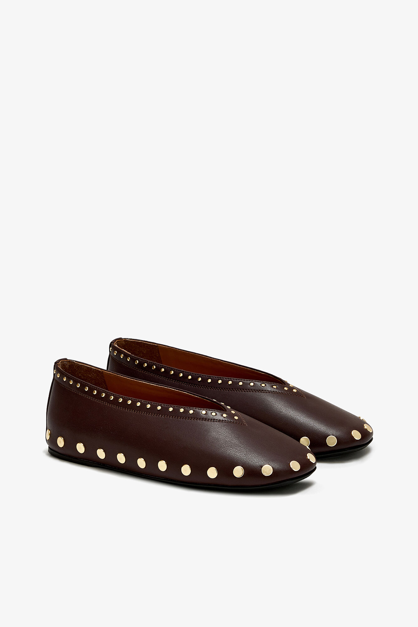 Jenny Ballerina in Brown | GANNI US