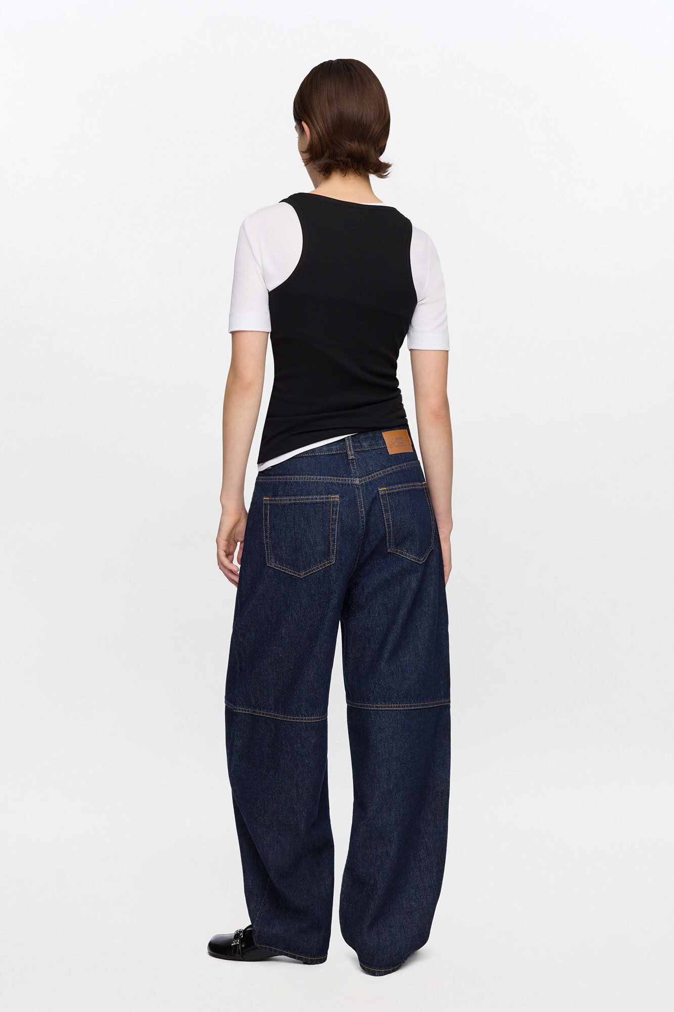 Stary Jeans in Dark Rinse Denim | GANNI US