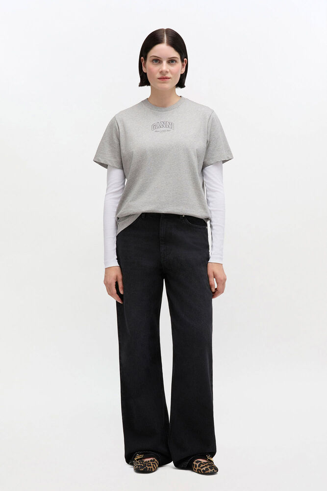 Black Izey Jeans, Black Washed