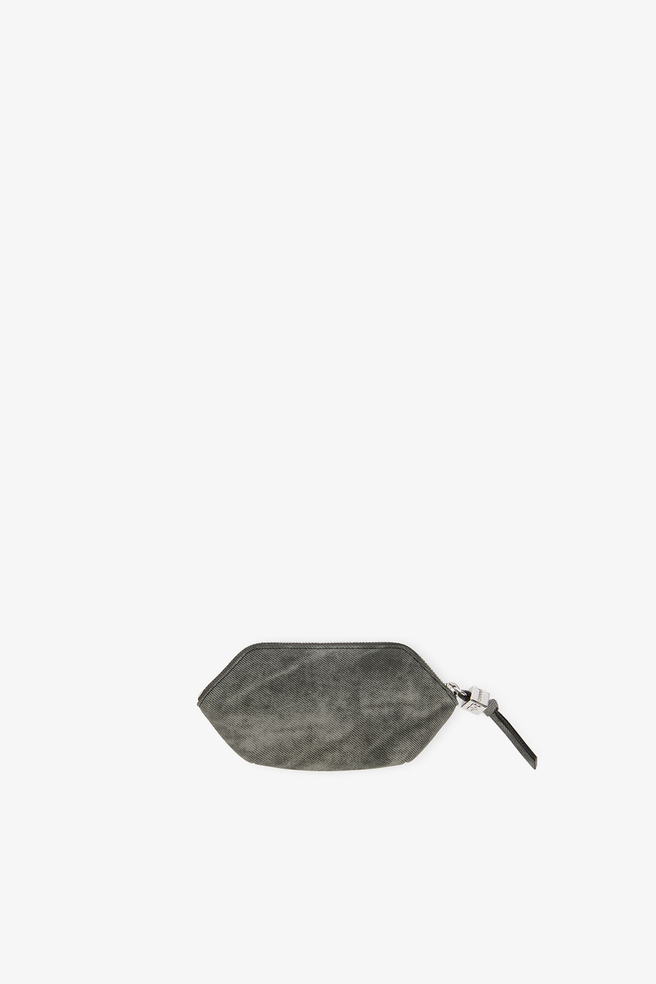 Daisy Duck Bleached Bou Coin Purse, Recycled Polyester, in colour Black Oyster - 2 - GANNI