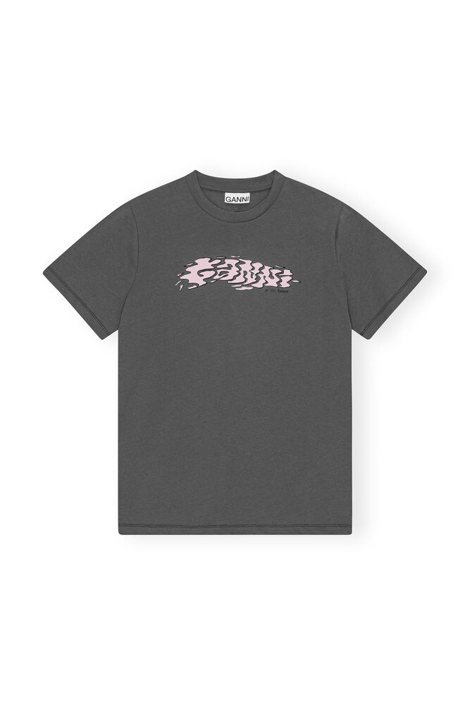 Future Grey Relaxed Logo T-shirt, Volcanic Ash