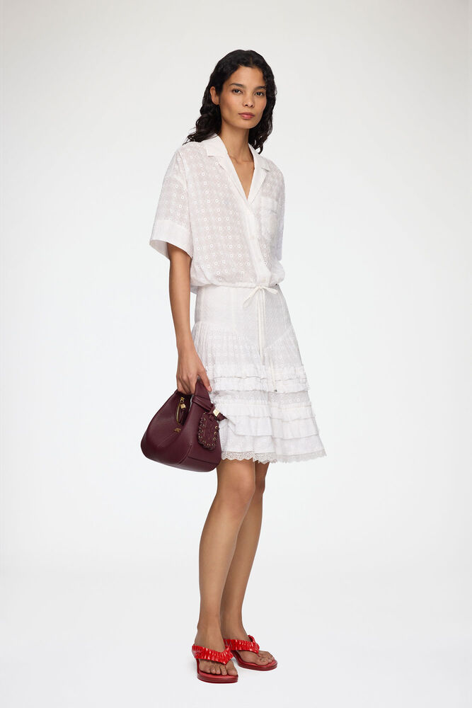 Brown Mini Hobo Bag, Chicory Coffee