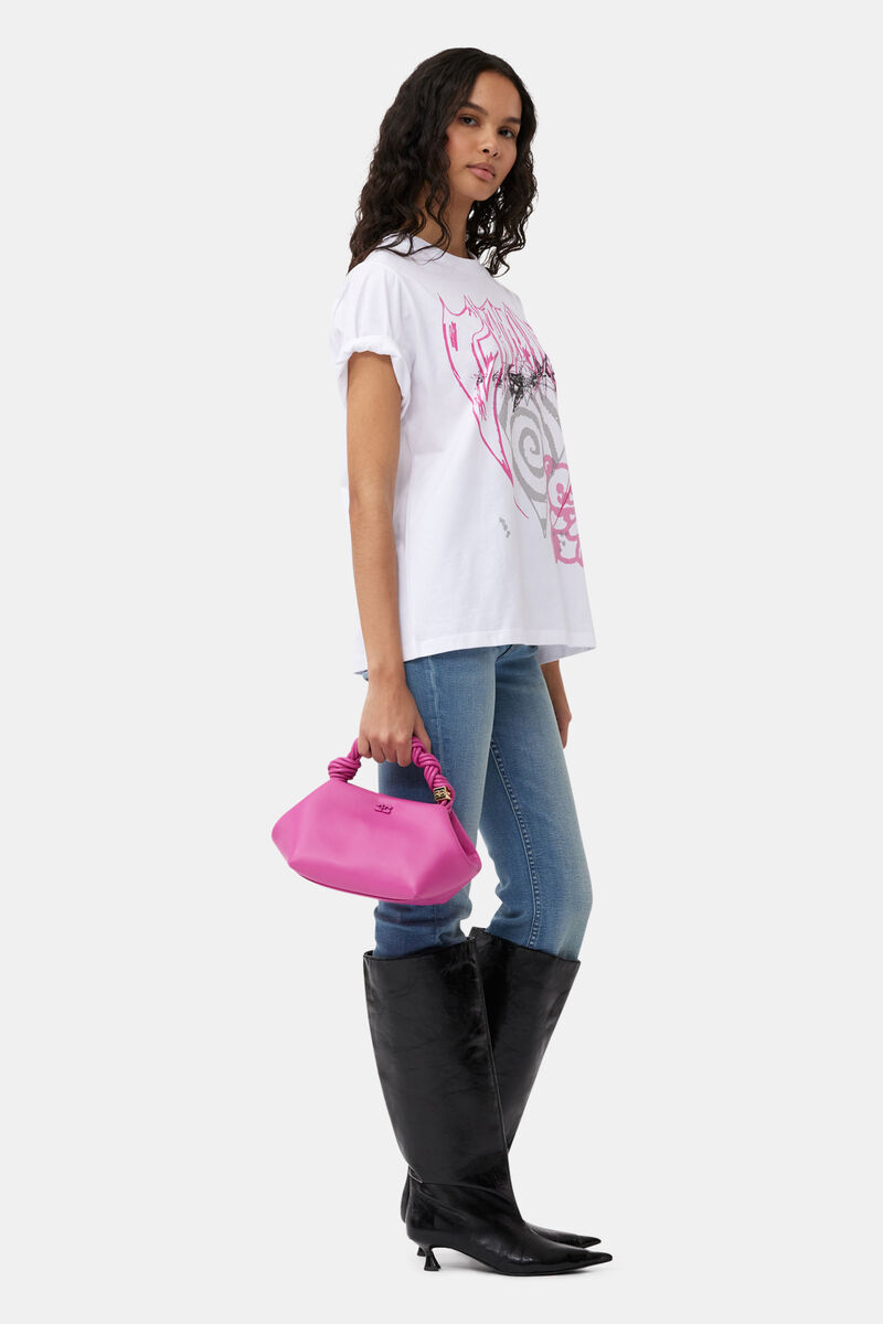 Pink Small GANNI Bou Bag | GANNI US