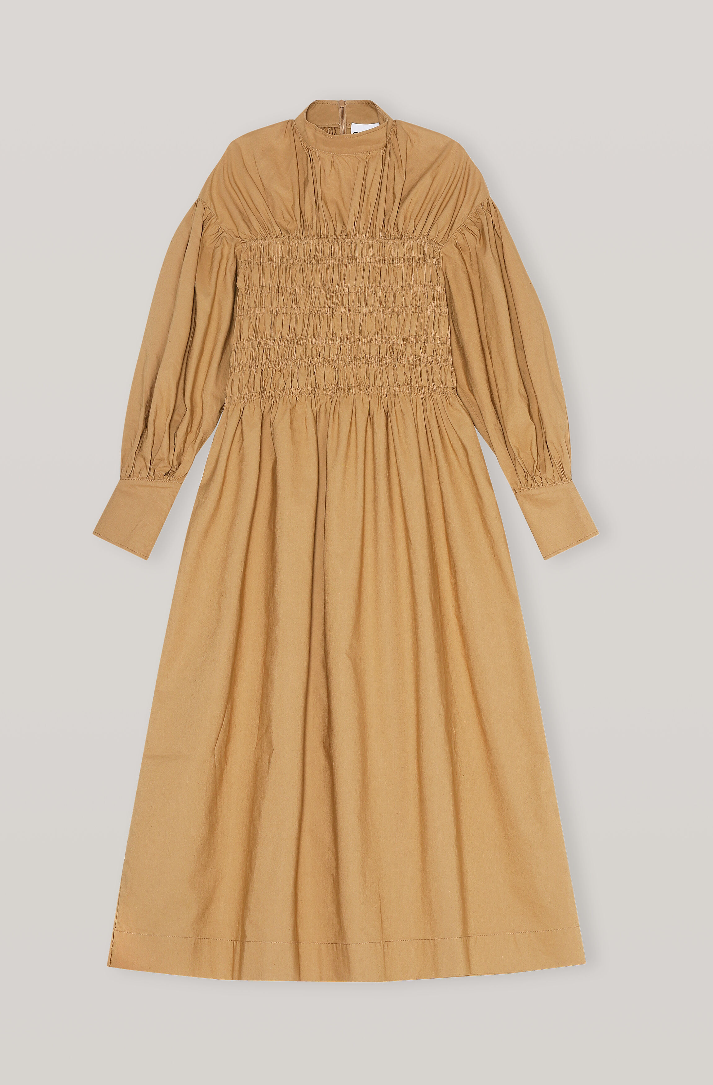 Ganni beige dress clearance