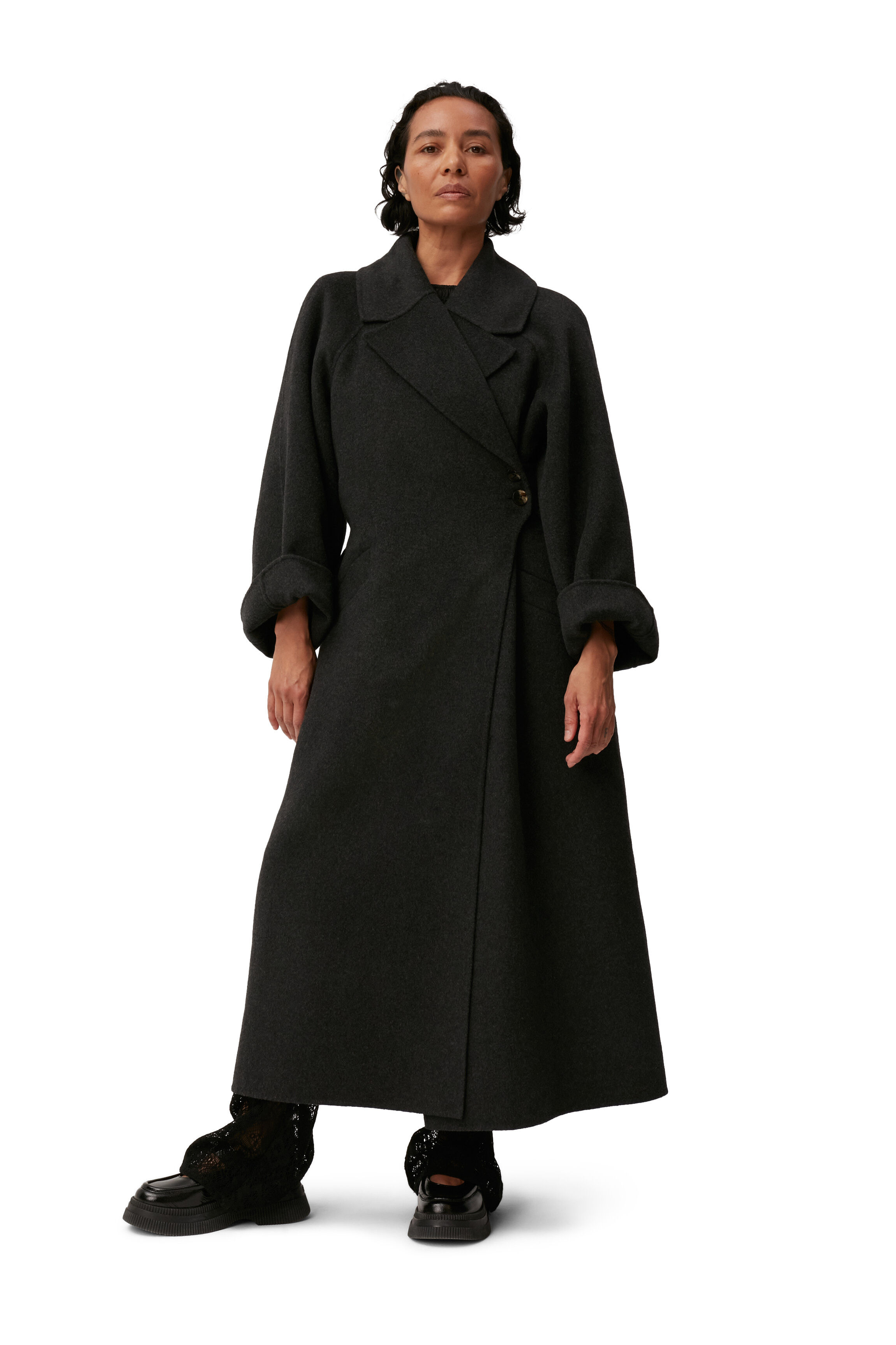 Long Wool Coat, Warm Winter Wool Coat, Womens Wool Coat, Retro