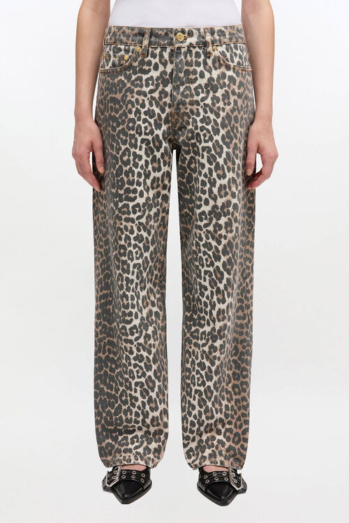Izey Jeans in Leopard Print, Leopard