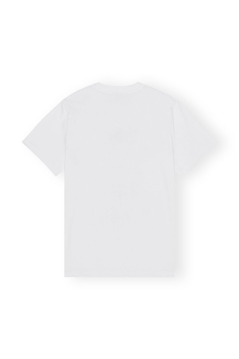 Relaxed Future T-shirt, Organic Cotton, in colour Bright White - 2 - GANNI
