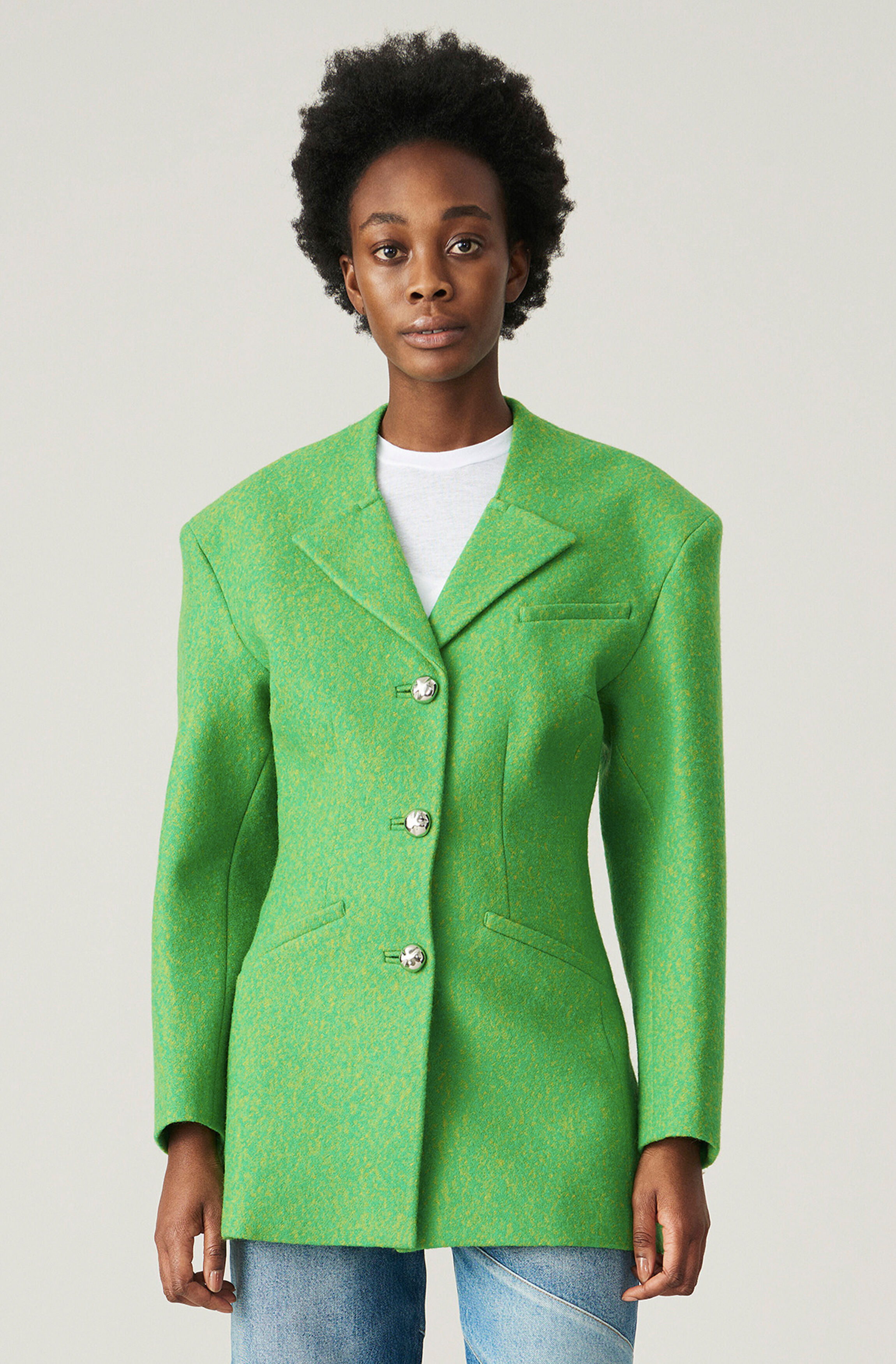 recycled wool jacket